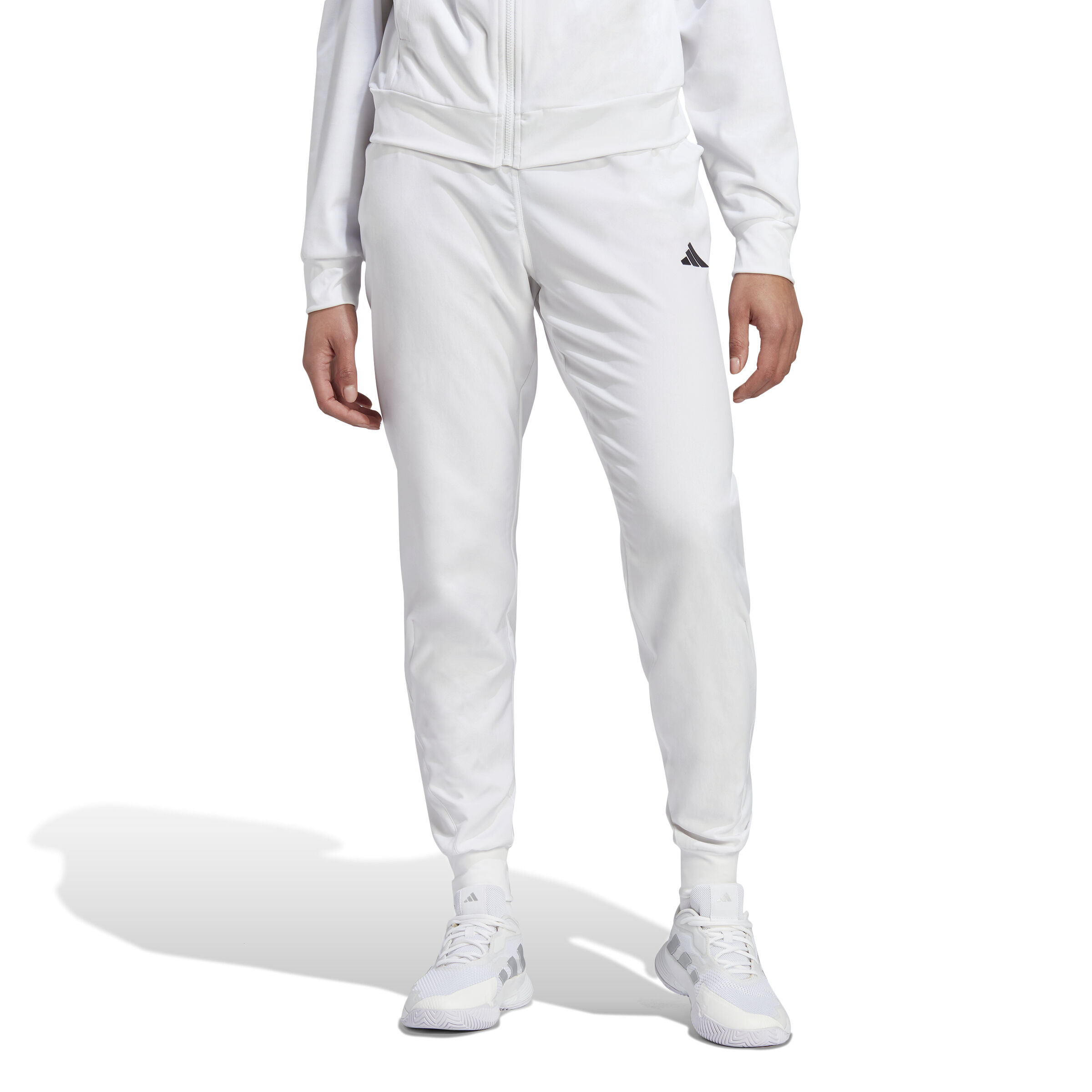 Adidas white hotsell track pants