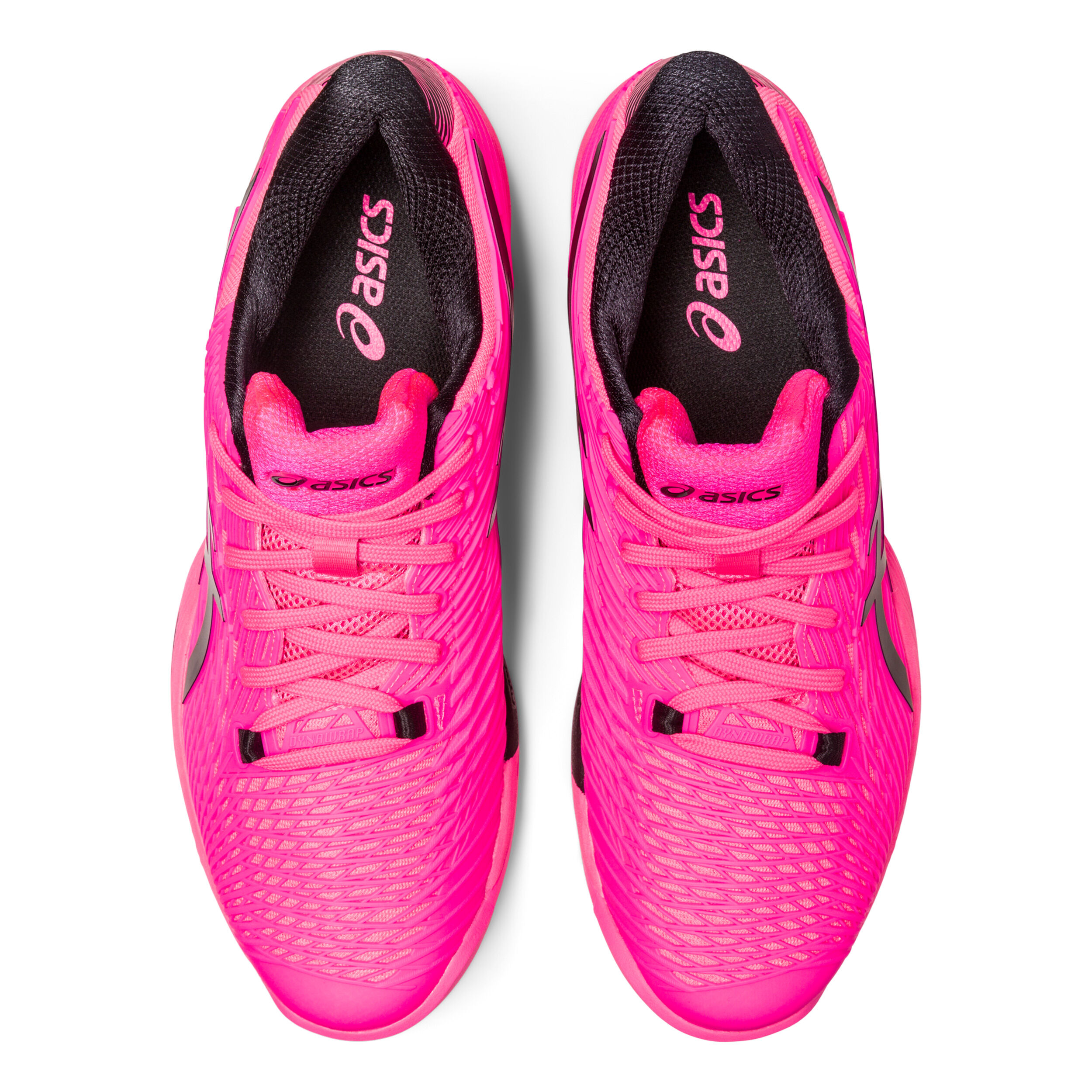 Asics women's gel-court speed tennis shoes black and hot pink clearance