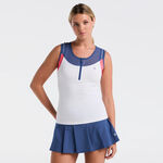 Original Penguin Clothing Original Penguin Colorblock Tank Top Women-White,Blue