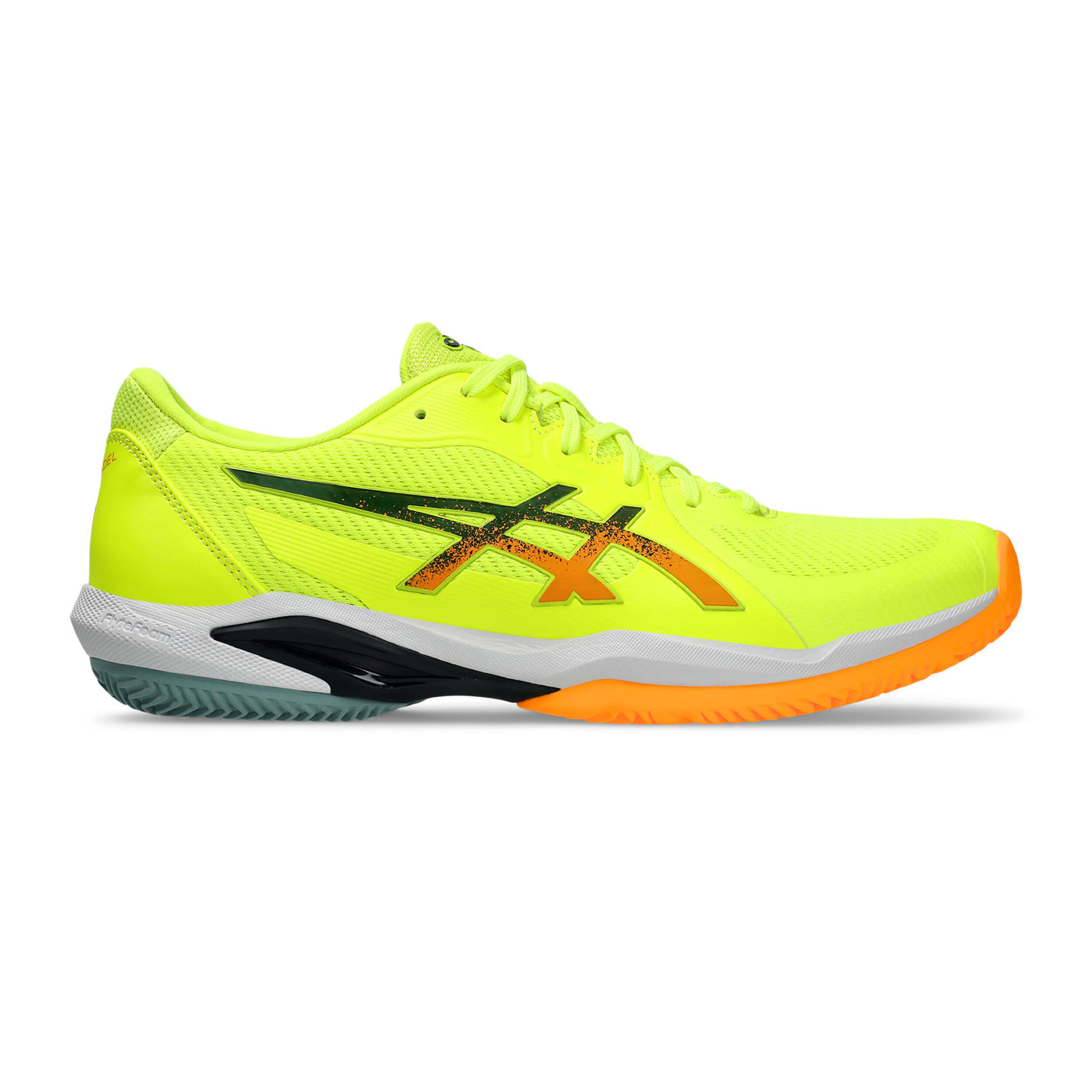 Buy ASICS Solution Swift FF 2 Padel Shoe Men Neon Yellow Orange online Tennis Point UK