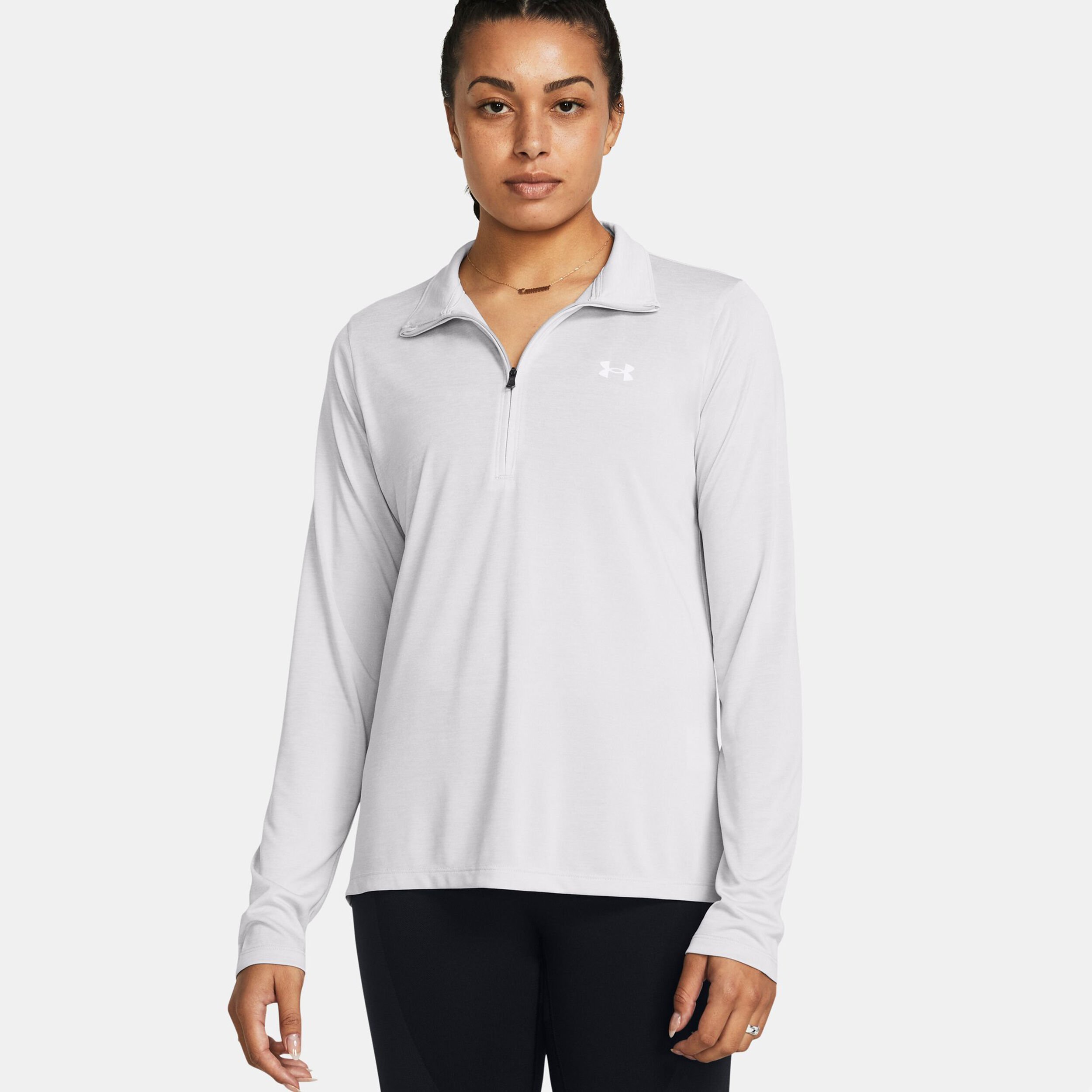Under Armour Tech Half-Zip Twist Long Sleeve Women Grey