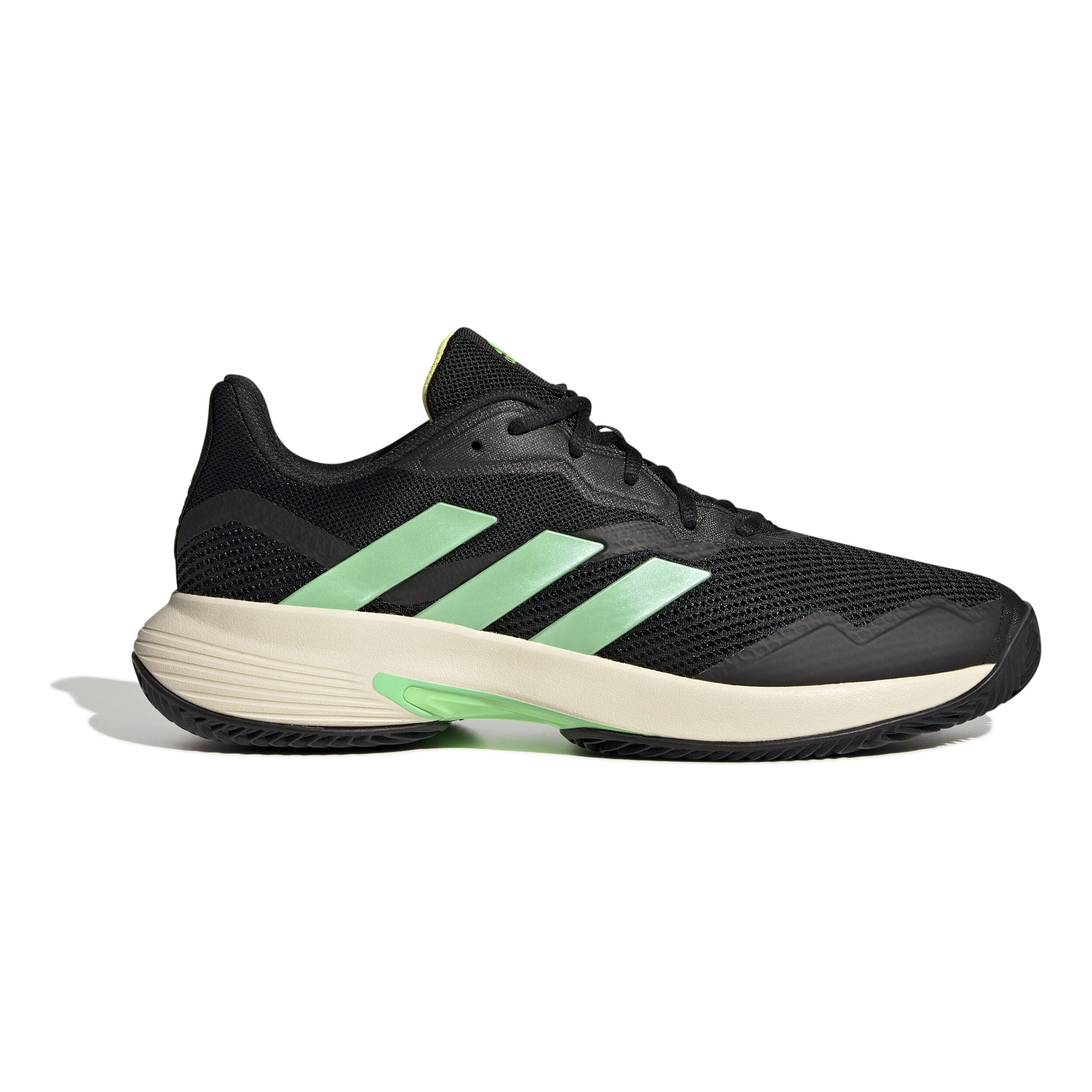 Black and neon green adidas shoes outlet