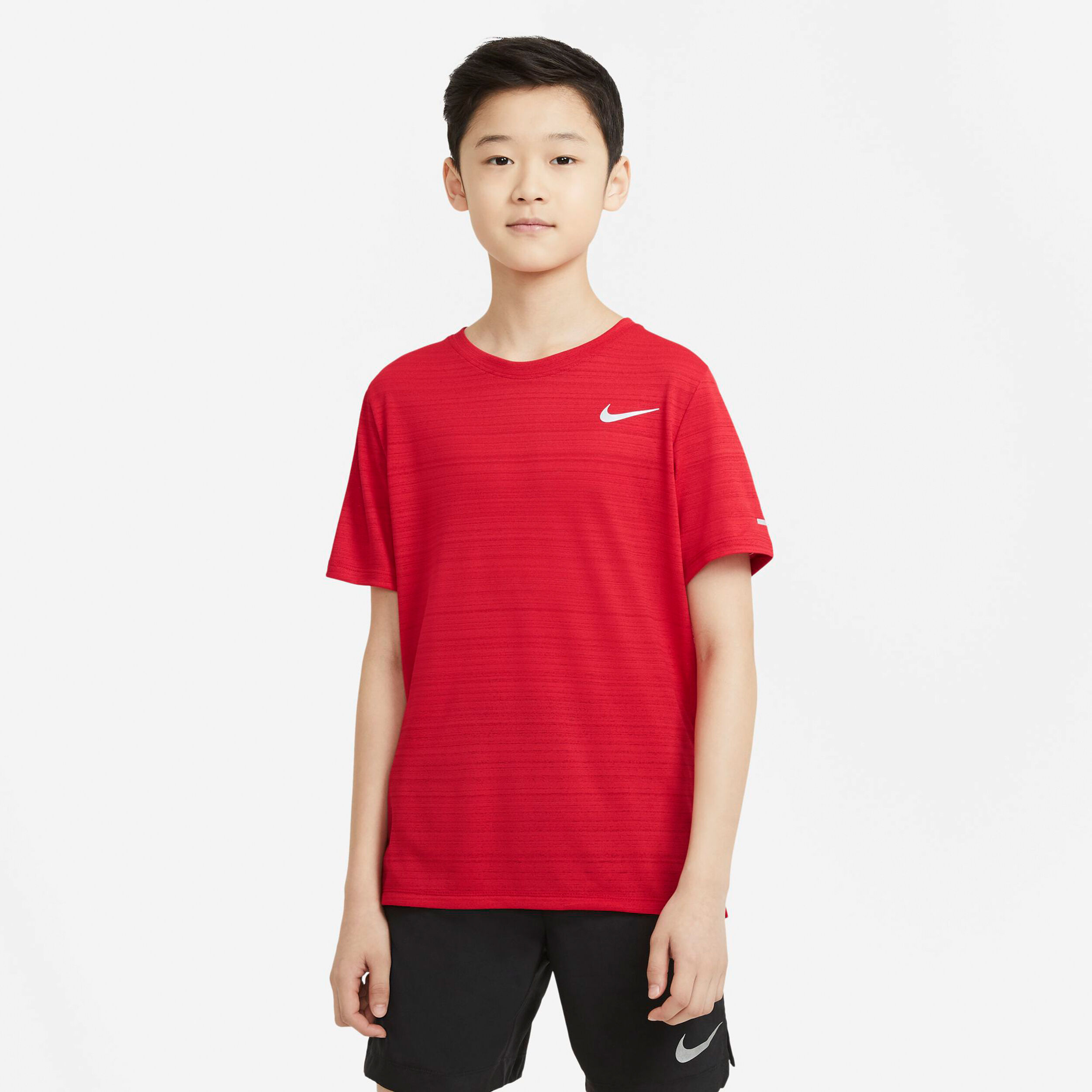 Buy Nike Dri Fit Miler T Shirt Boys Red online Tennis Point UK