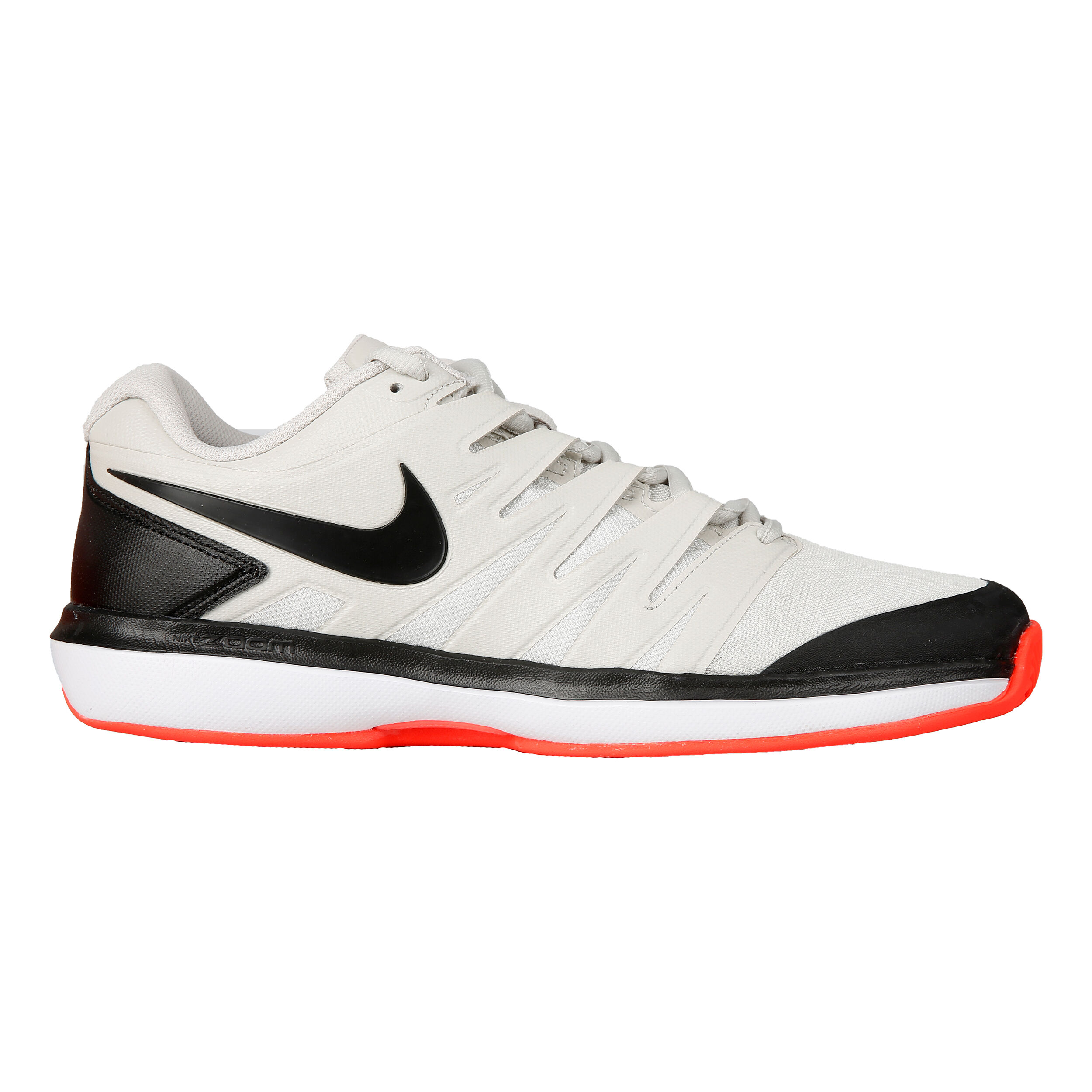 Men's air zoom prestige tennis shoes white and black outlet