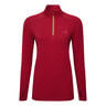 Core Thermal 1/2 Zip Running Shirt Women-Red