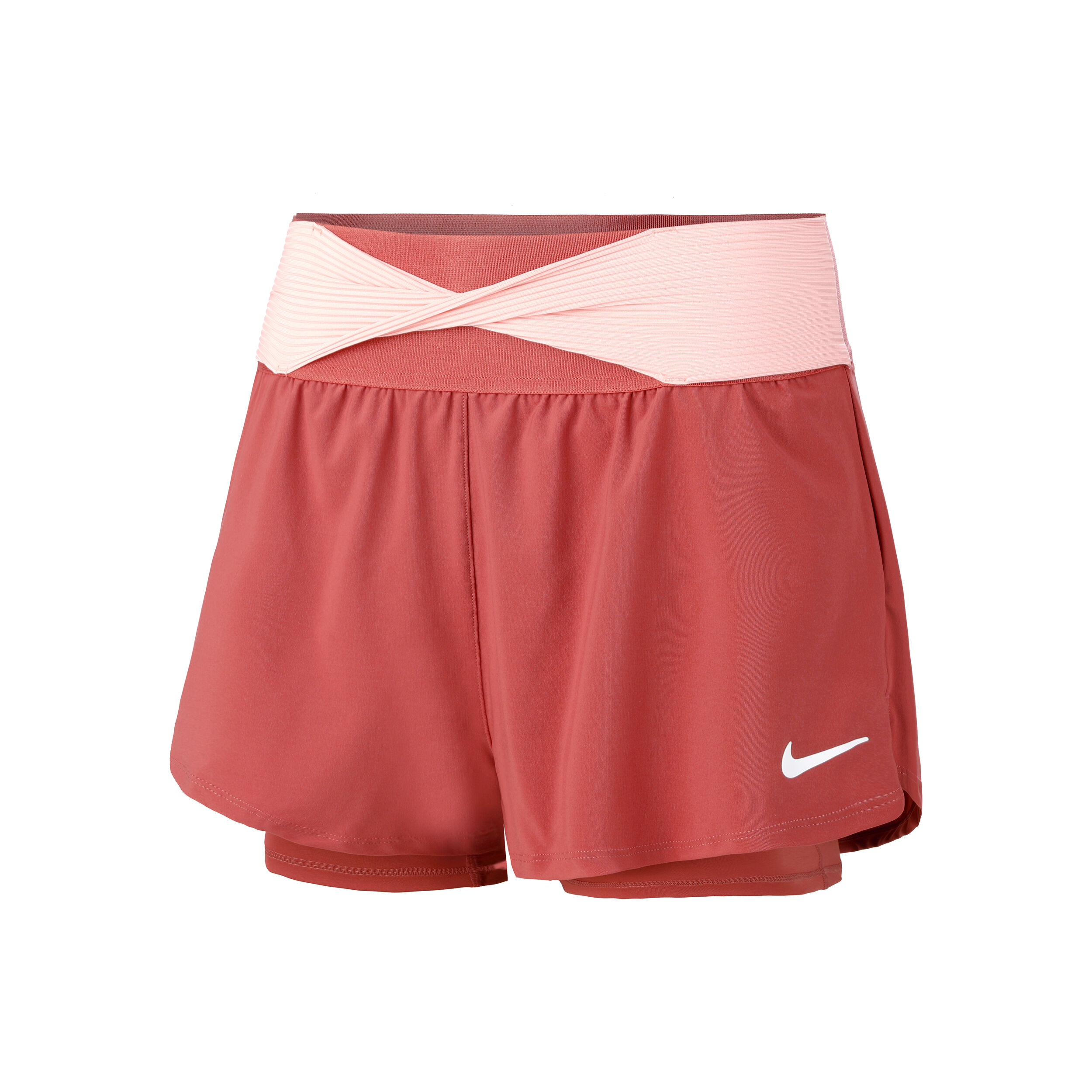 red nike running shorts womens
