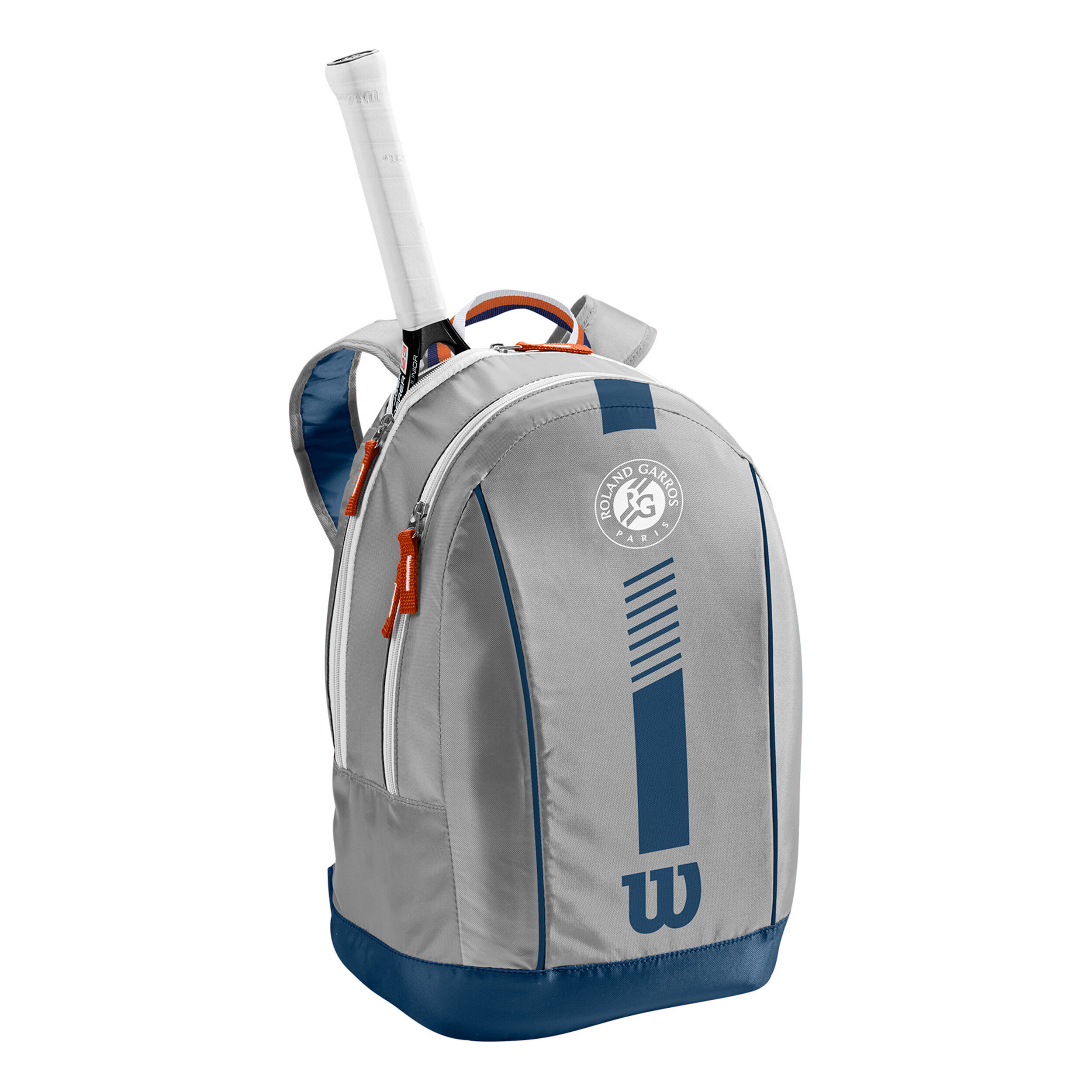 Buy Wilson Junior Roland Garros Backpack Grey Blue online