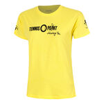 Tennis-Point Clothing Tennis-Point Team Yellow T-Shirt Women-Yellow,Black