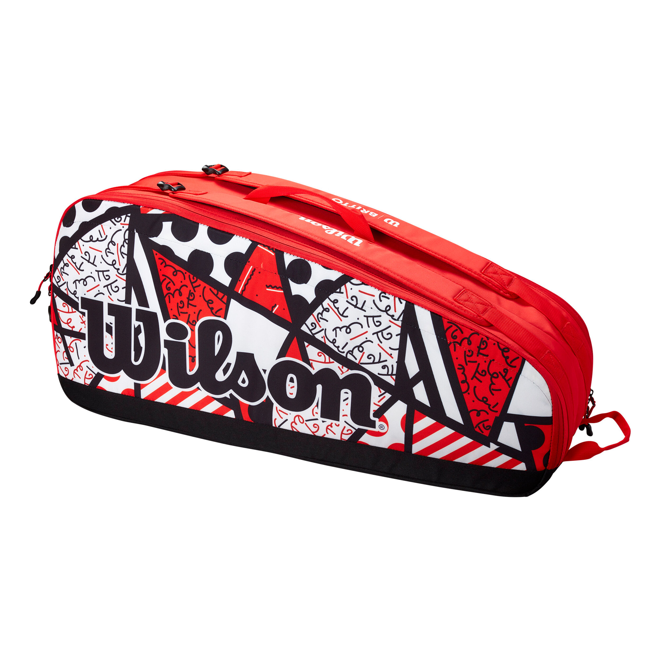Buy Wilson Tour Romero Britto Racket Bag 6 Pack Multicoloured online Tennis Point UK