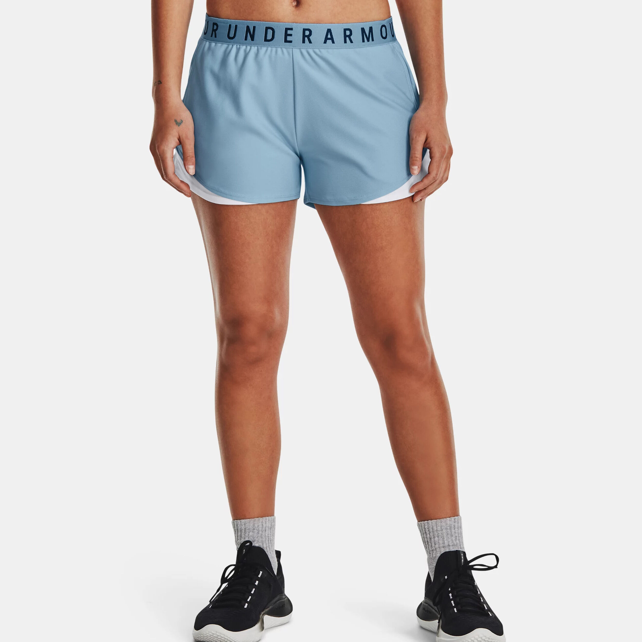 Buy Under Armour Play Up 3.0 Shorts Women Mint White online