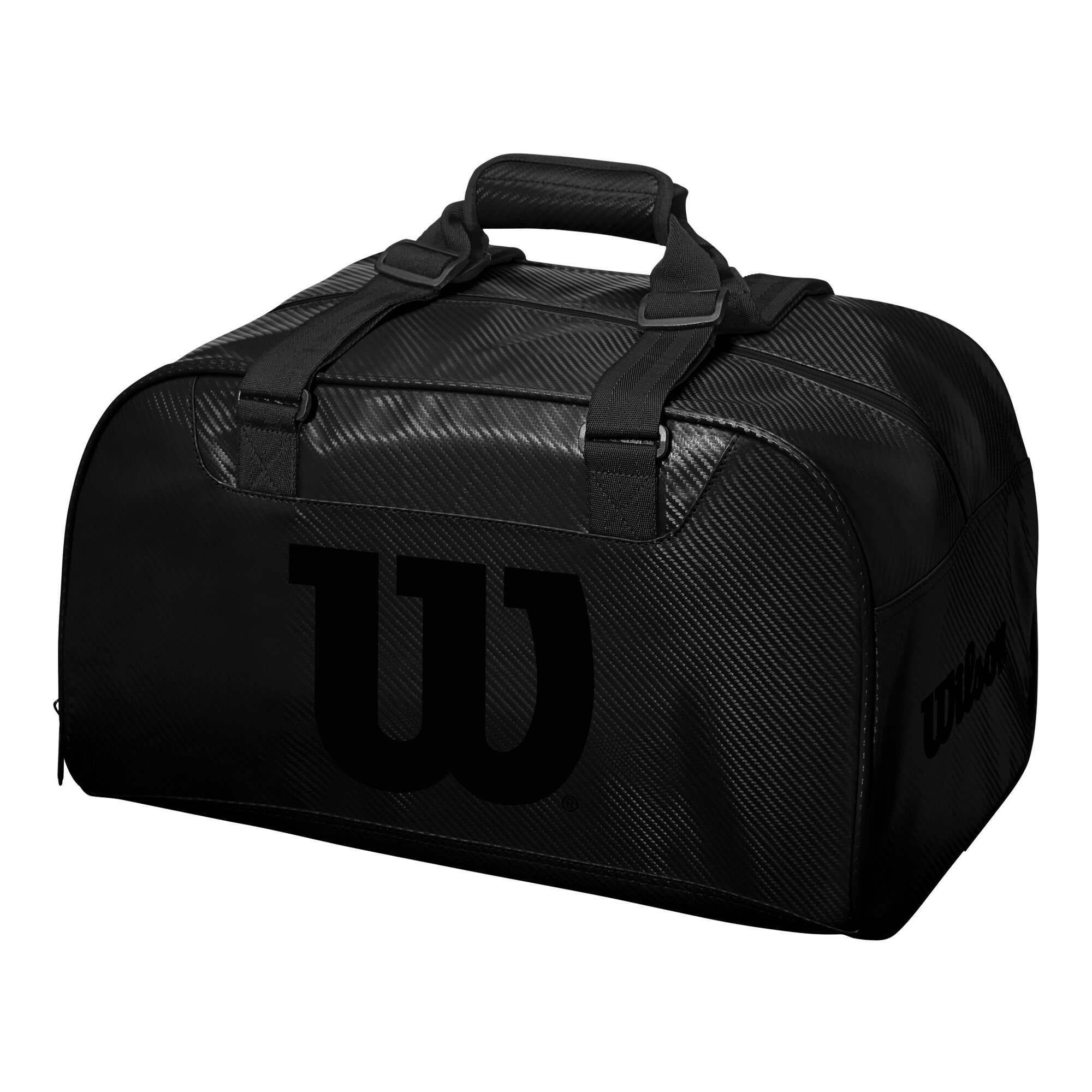 buy Wilson Tour Black Duffel Small Sports Bag Black, Schwarz Glänzend
