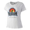 Melbourne Sunrise T-Shirt Women-White,Multicoloured