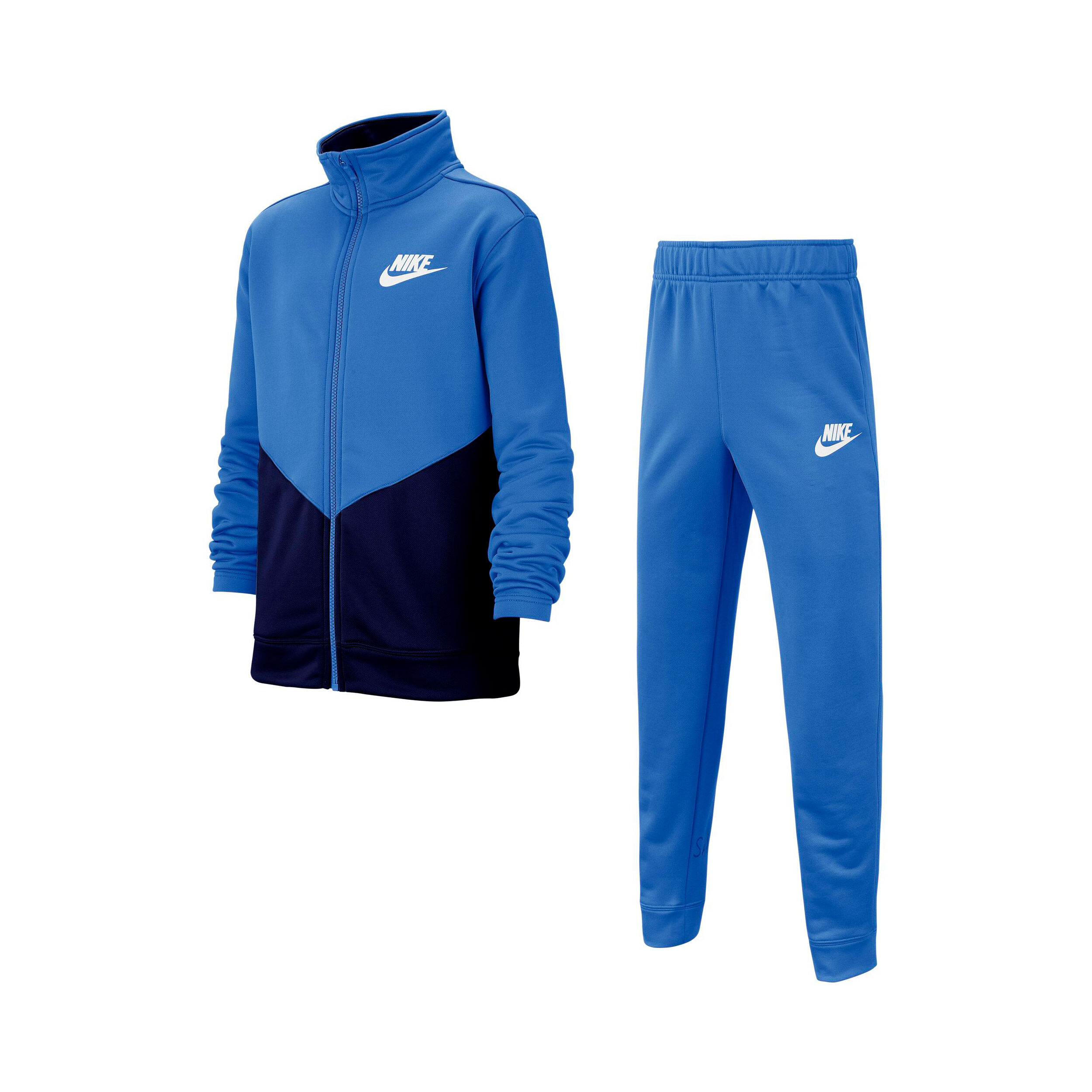 Boys blue nike tracksuit outlet
