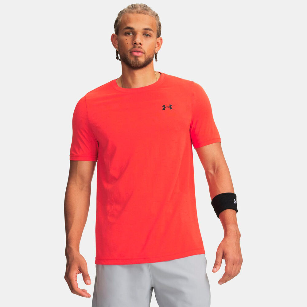 Under Armour Vanish Seamless T-Shirt Men-red, black red Under Armour Vanish Seamless T-Shirt Men-red, black red