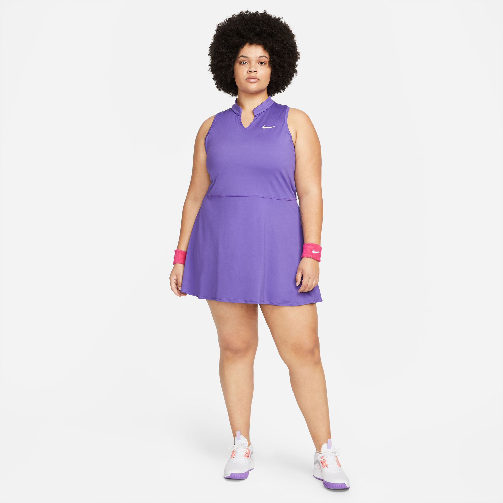 Court Victory Dri Fit Plus Dress Women Violet