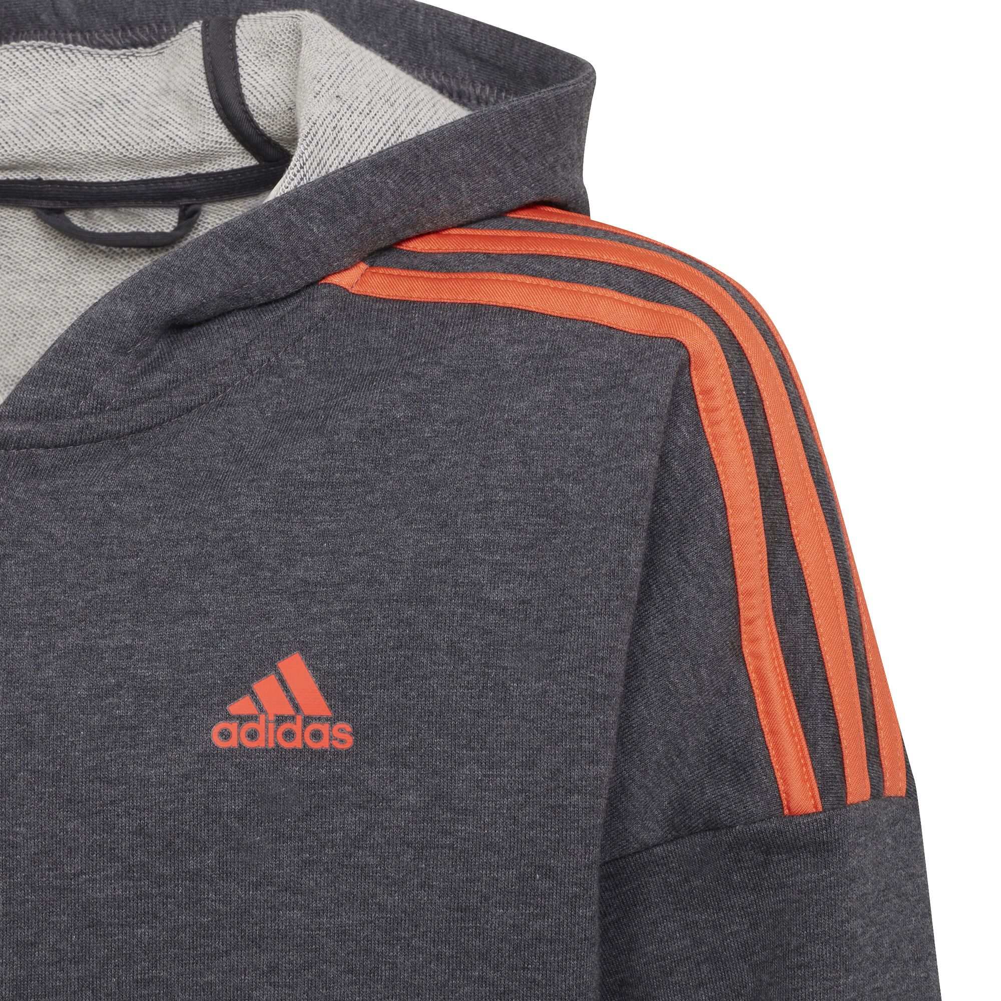 Grey and orange sales adidas tracksuit