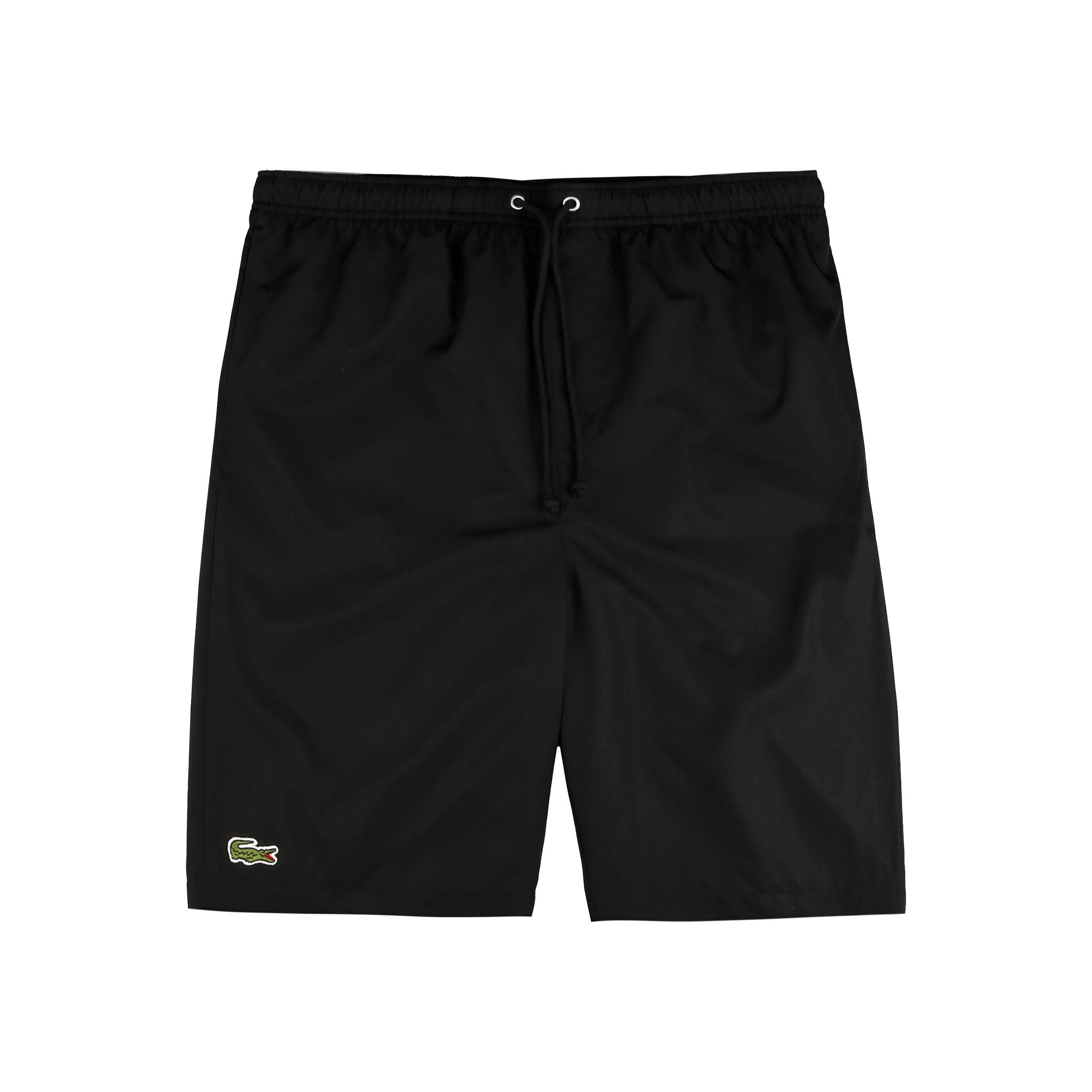 Black 2024 lacoste shorts
