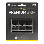 Tennis-Point Overgrips Tennis-Point Premium Grip 3 Pack-Black