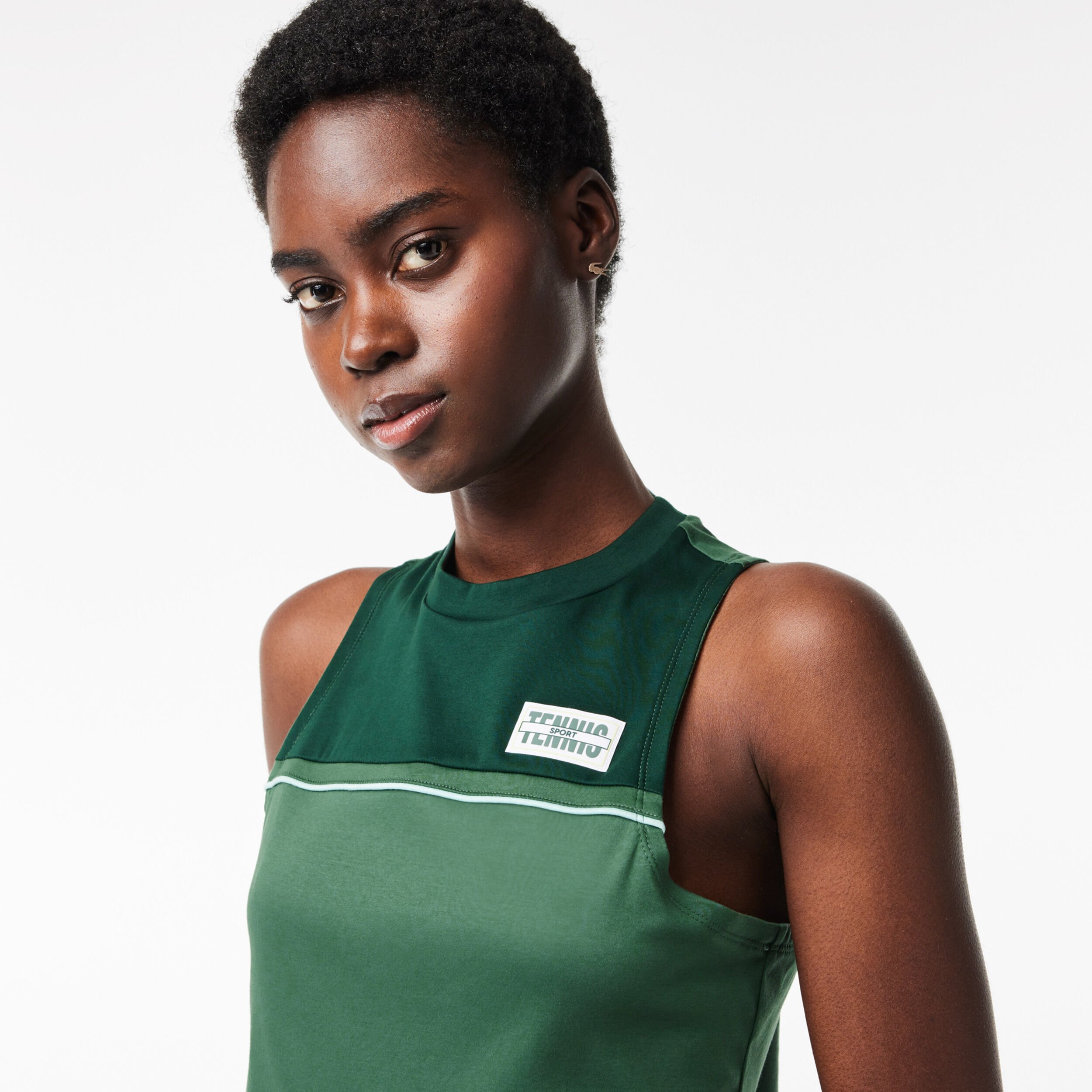 Buy Lacoste Active Performance Tank Top Women Olive Dark Green online Tennis Point UK