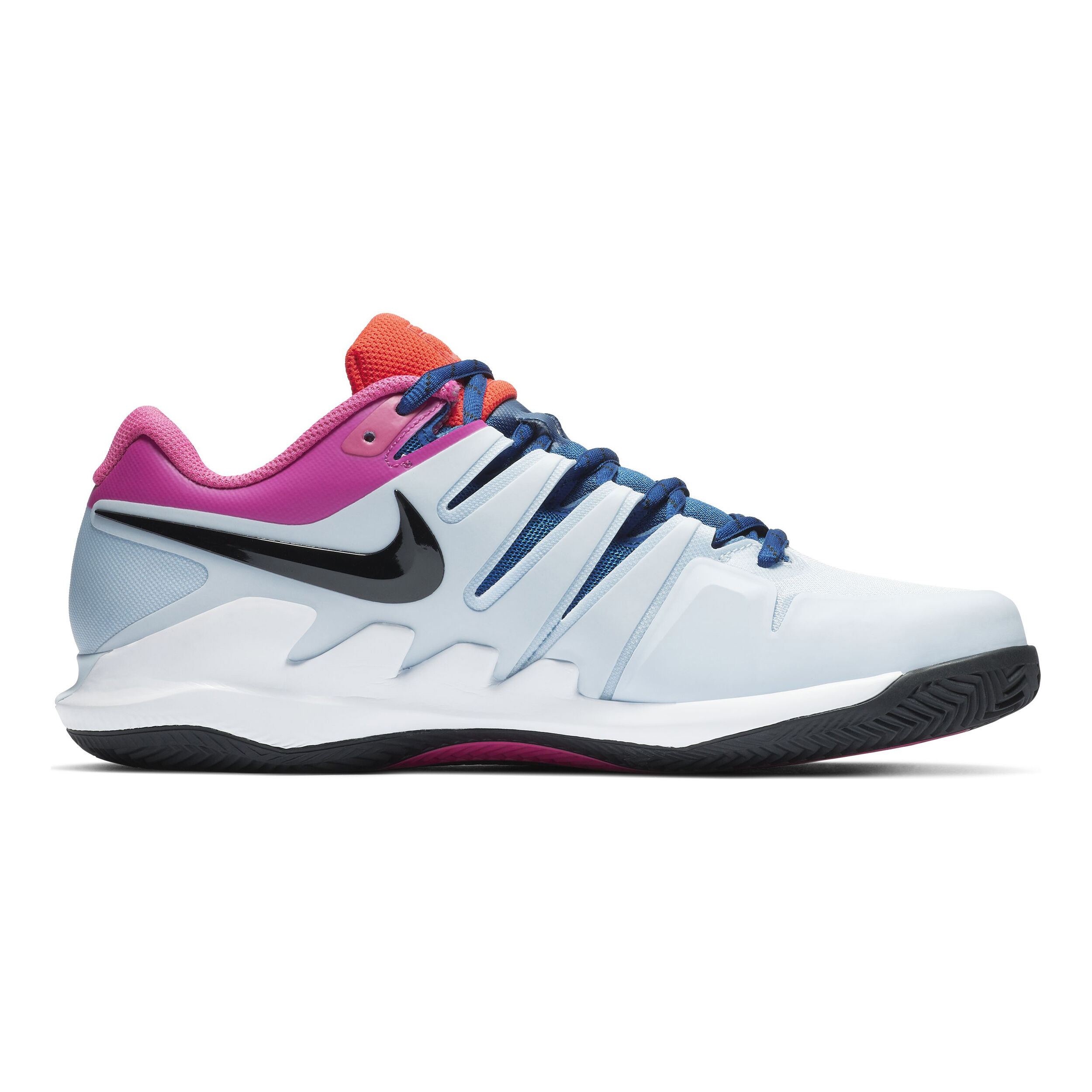 Men's air zoom vapor x tennis store shoes white and bright crimson