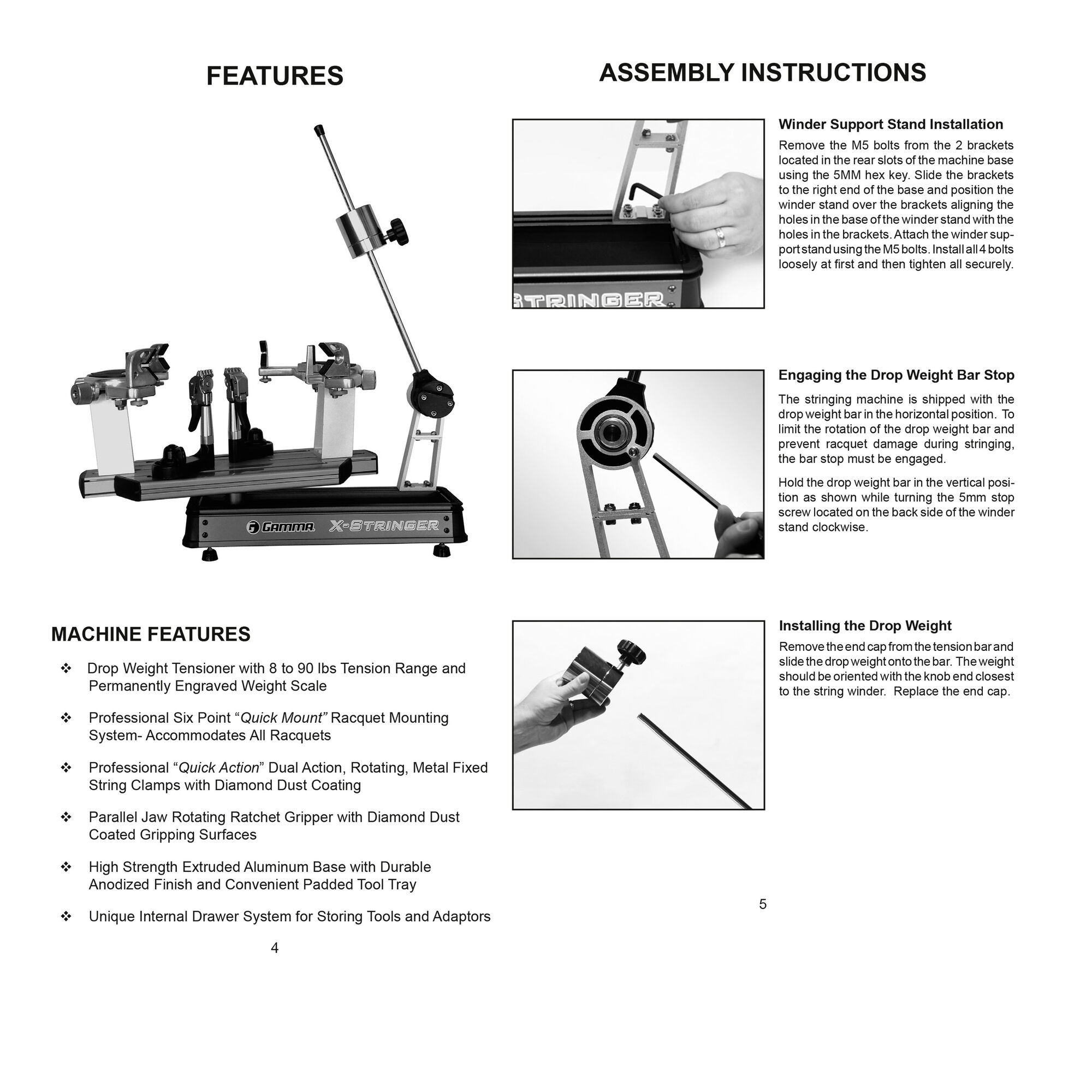 Buy Gamma X6FC Pro Stringing Machine Blue online Tennis Point UK