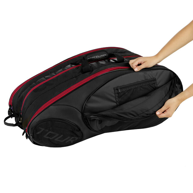 buy Wilson Tour 15 Racket Bag Special Edition - Black, Red online ...