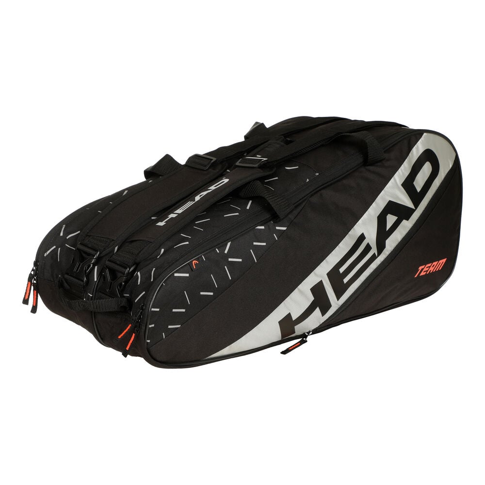 Head Team Racquet Bag L Racket Bag-Black,Grey black
