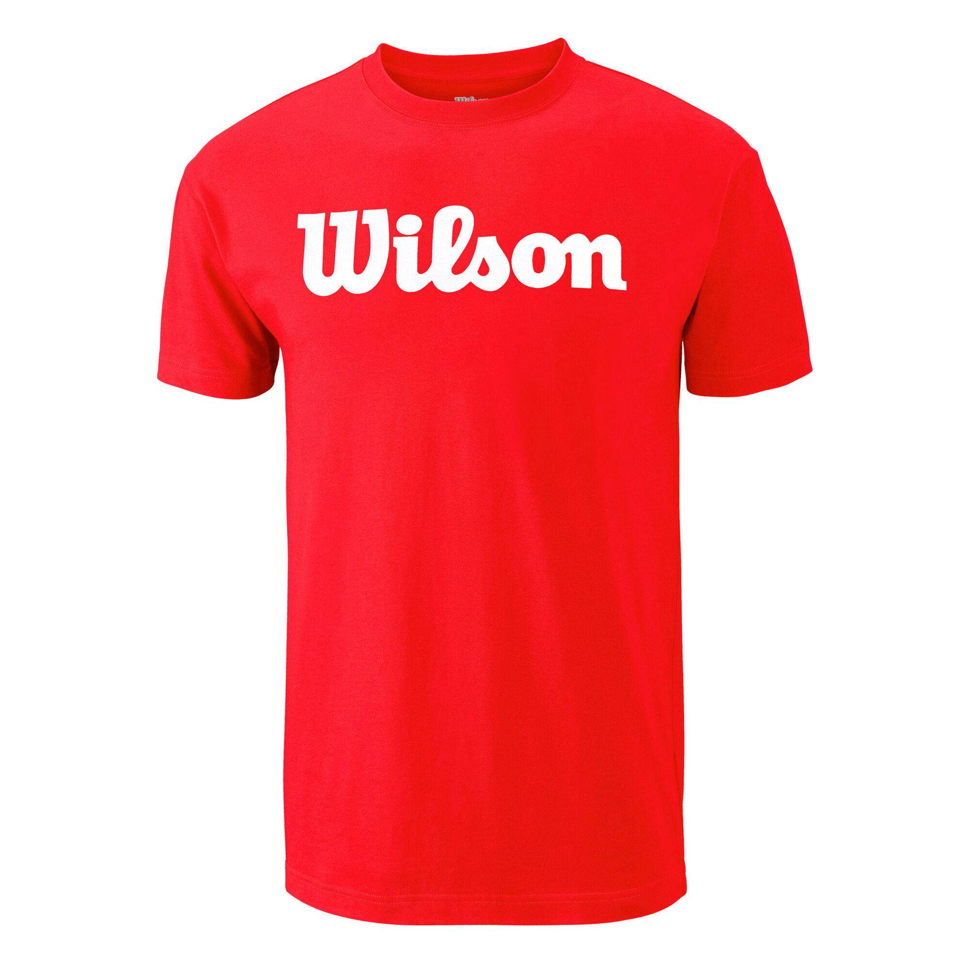 Buy Wilson Script Cotton TShirt Men Red, White online Tennis Point UK