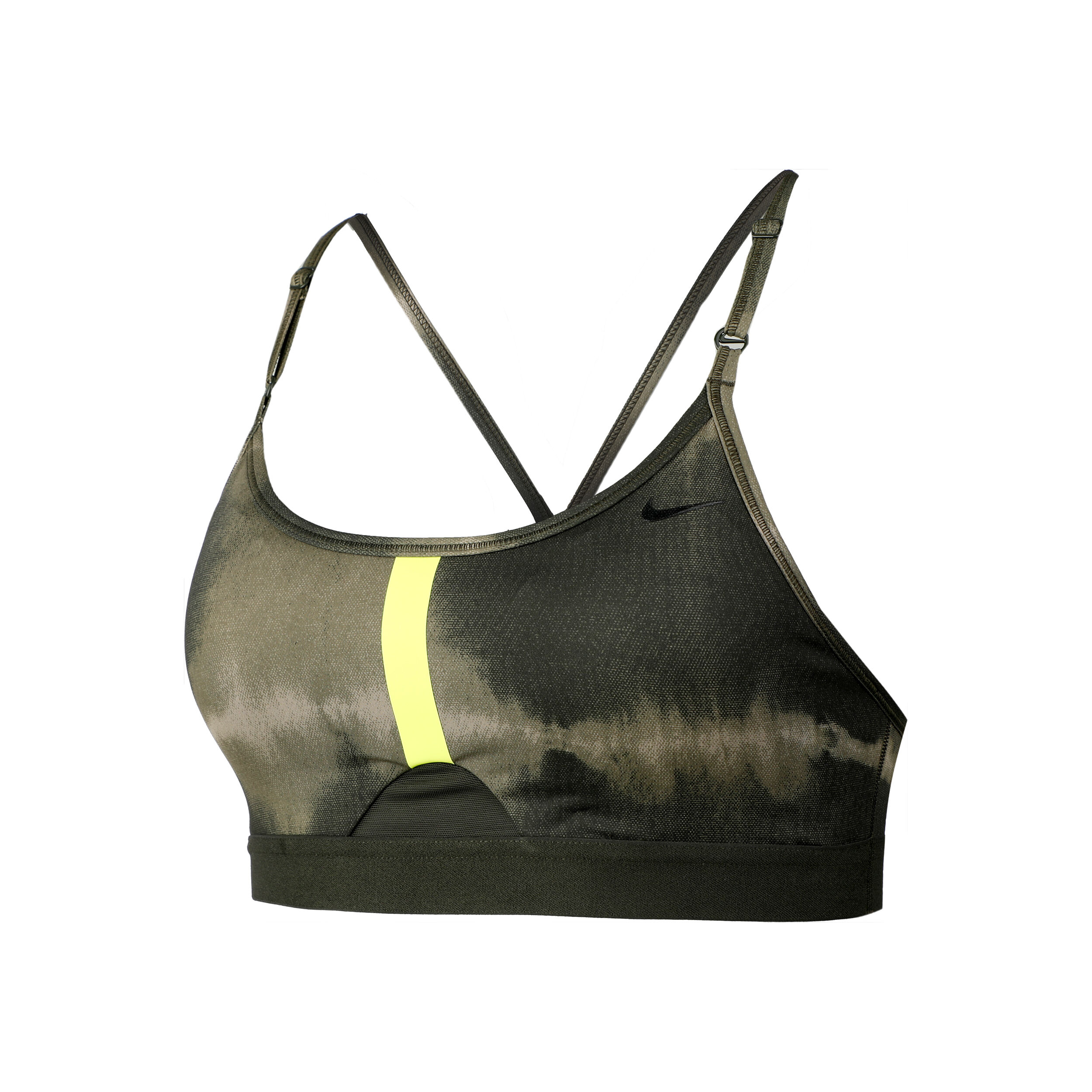 Dri Fit Indy DYE All Over Print Sports Bras Women Green