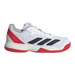 adidas Tennis shoes adidas Courtflash All court shoe Kids-white, red