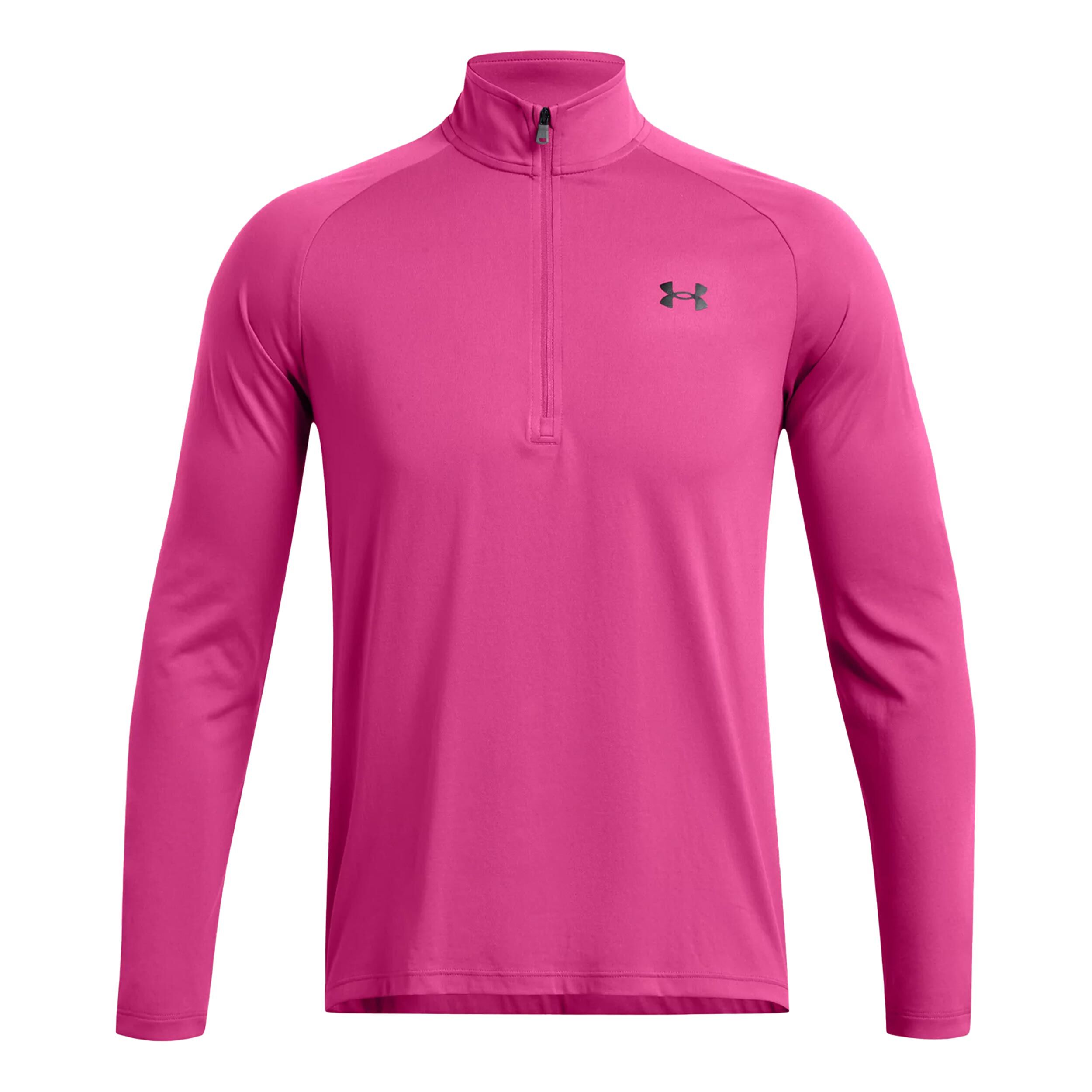 Buy Under Armour Tech 2.0 Half Zip Long Sleeve Men Pink online Tennis Point UK