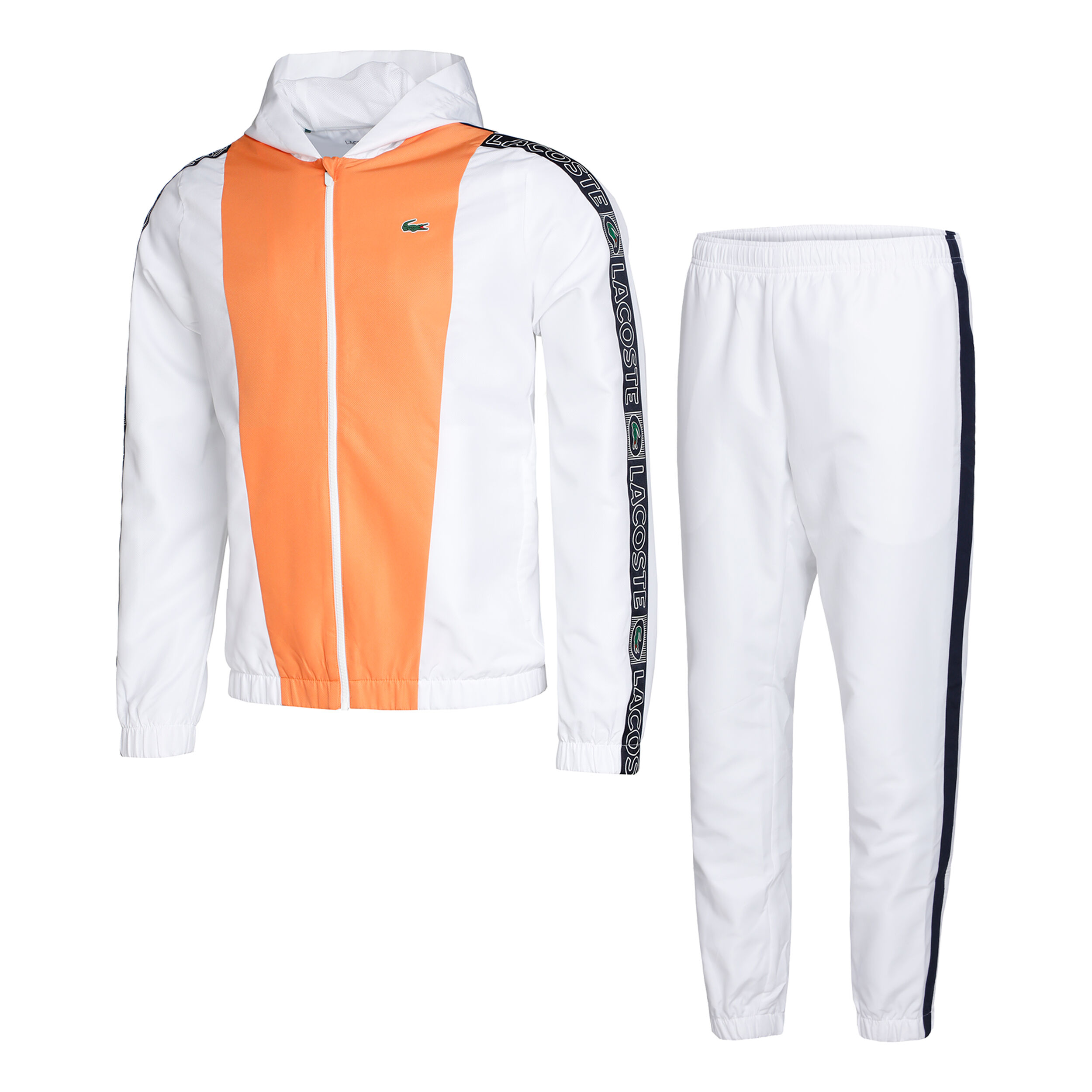 Lacoste best sale tracksuit orange