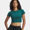 Rival Rib Baby T-Shirt Women-green, white