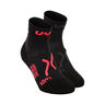 Super Fast Running Socks 2 Pack Women-Black,Coral