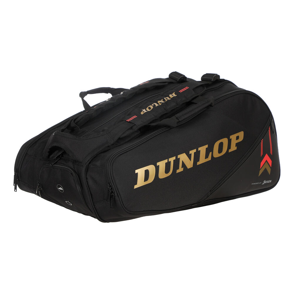 Dunlop Performance CX Limited Edition Racket Bag 12 Pack-Black,Red black Dunlop Performance CX Limited Edition Racket Bag 12 Pack-Black,Red black