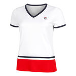 Fila Clothing Fila Elisabeth T-Shirt Women-White,Red