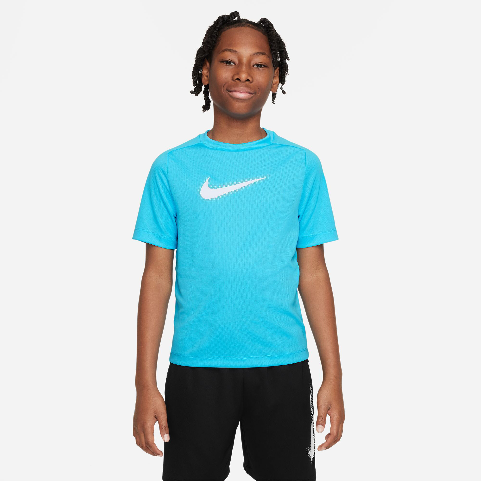 Nike dri fit t 2025 shirt blue