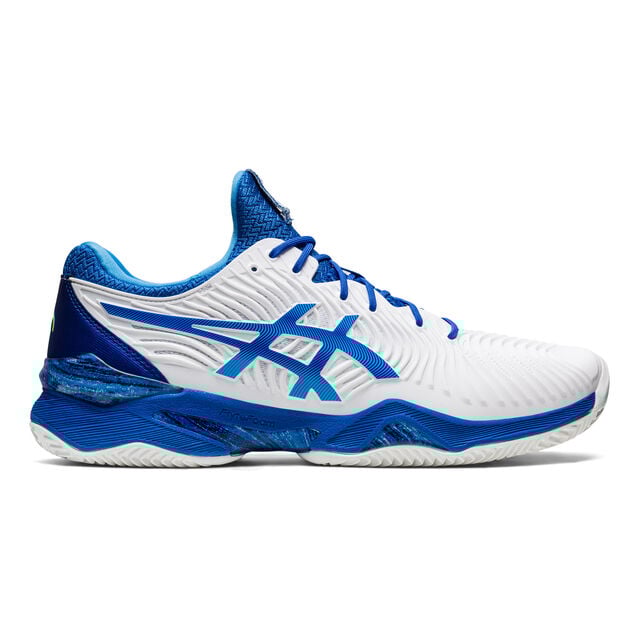 Buy ASICS Court FF 2 Novak Clay Court Shoe Men White Blue online