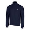High Neck Zip Up Fleece Sweatshirt