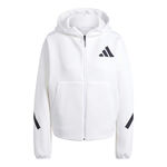 adidas Clothing adidas Z.N.E. Zip Hoodie Women-White