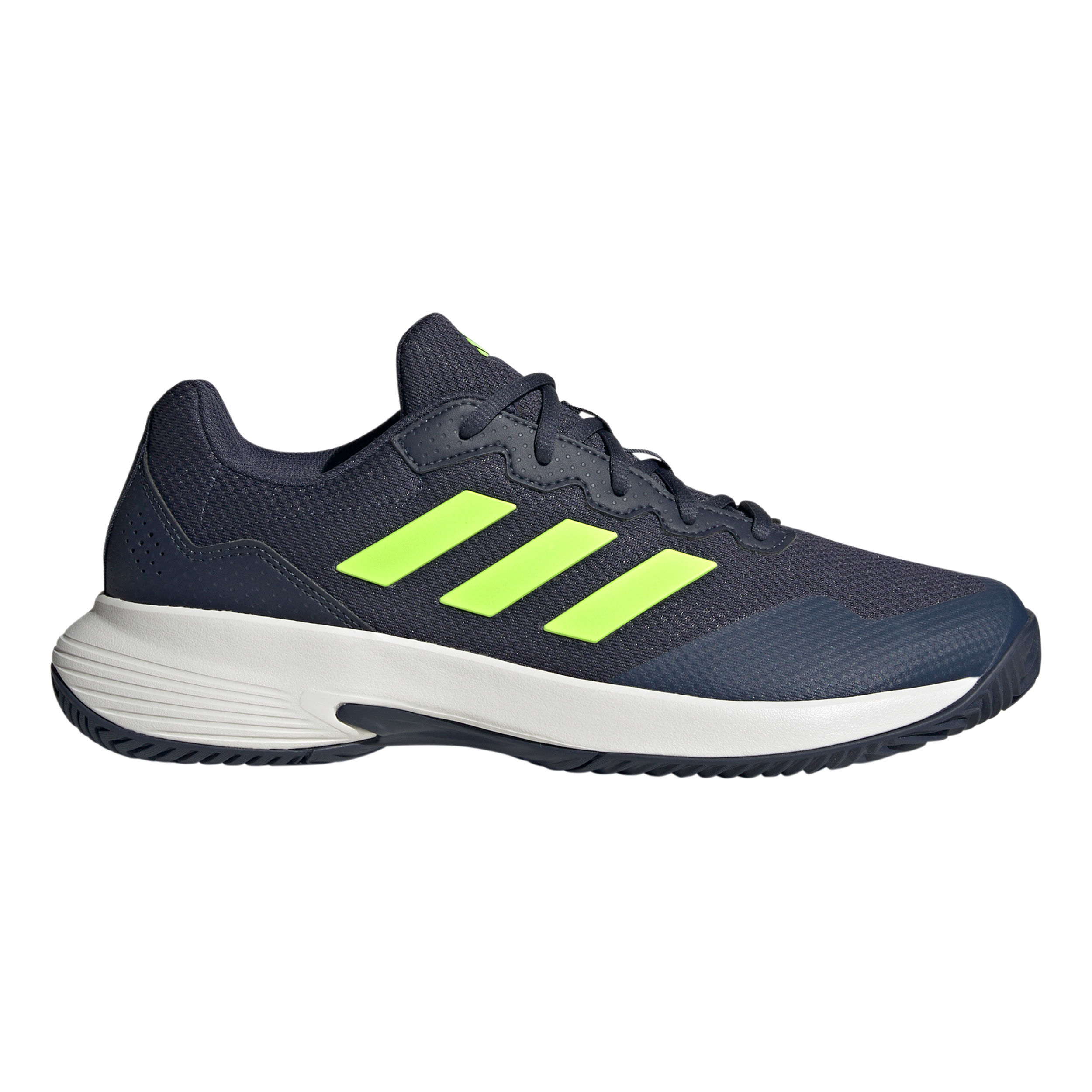 GameCourt 2 All Court Shoe Men Dark Blue Neon Green