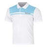 Riflesso Polo Men - white, light blue