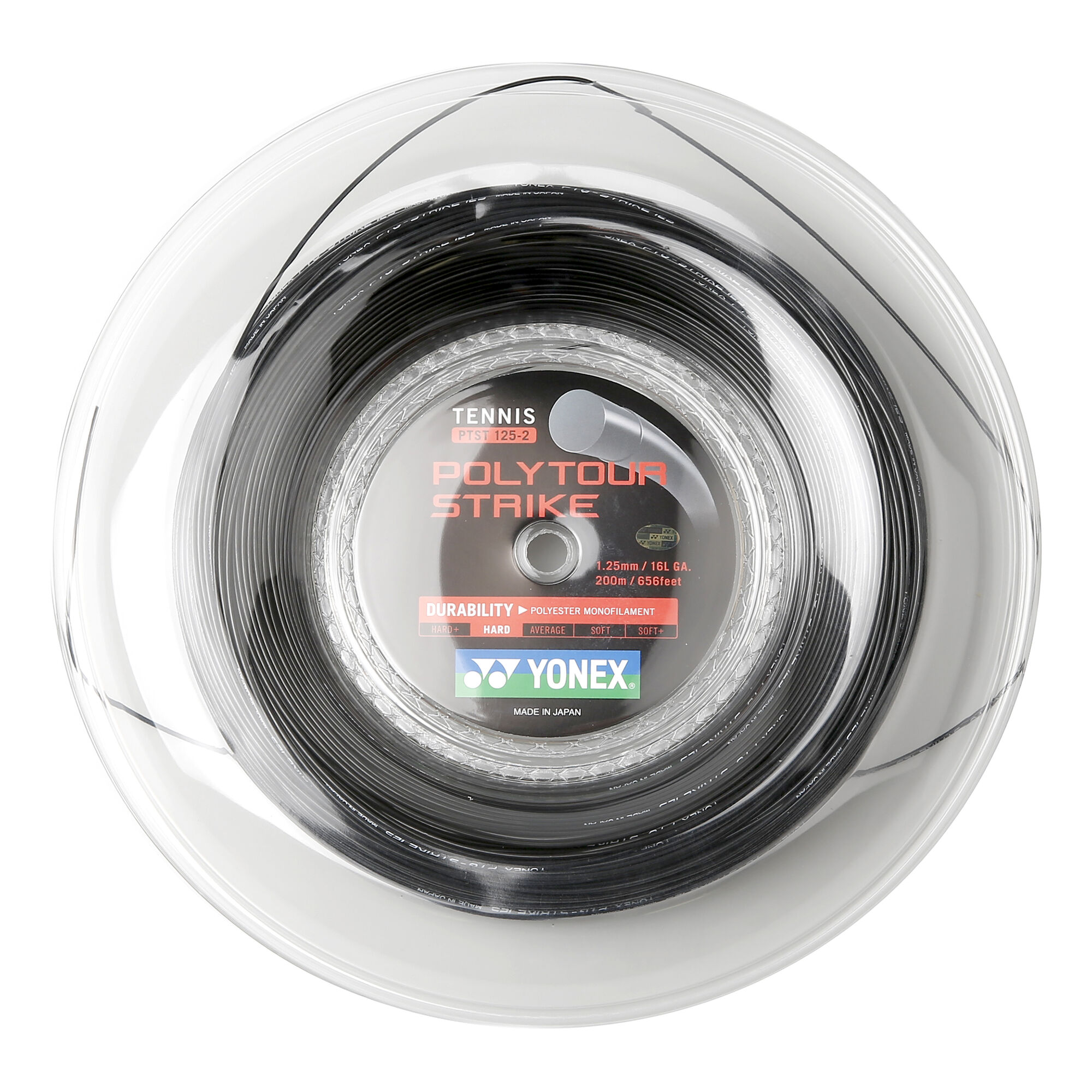 buy Yonex Poly Tour Strike String Reel 200m Dark Grey online Tennis
