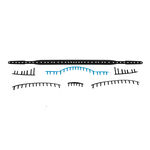 Babolat Racket accessories Babolat BG PD Jr 25 Grommet Set-Black