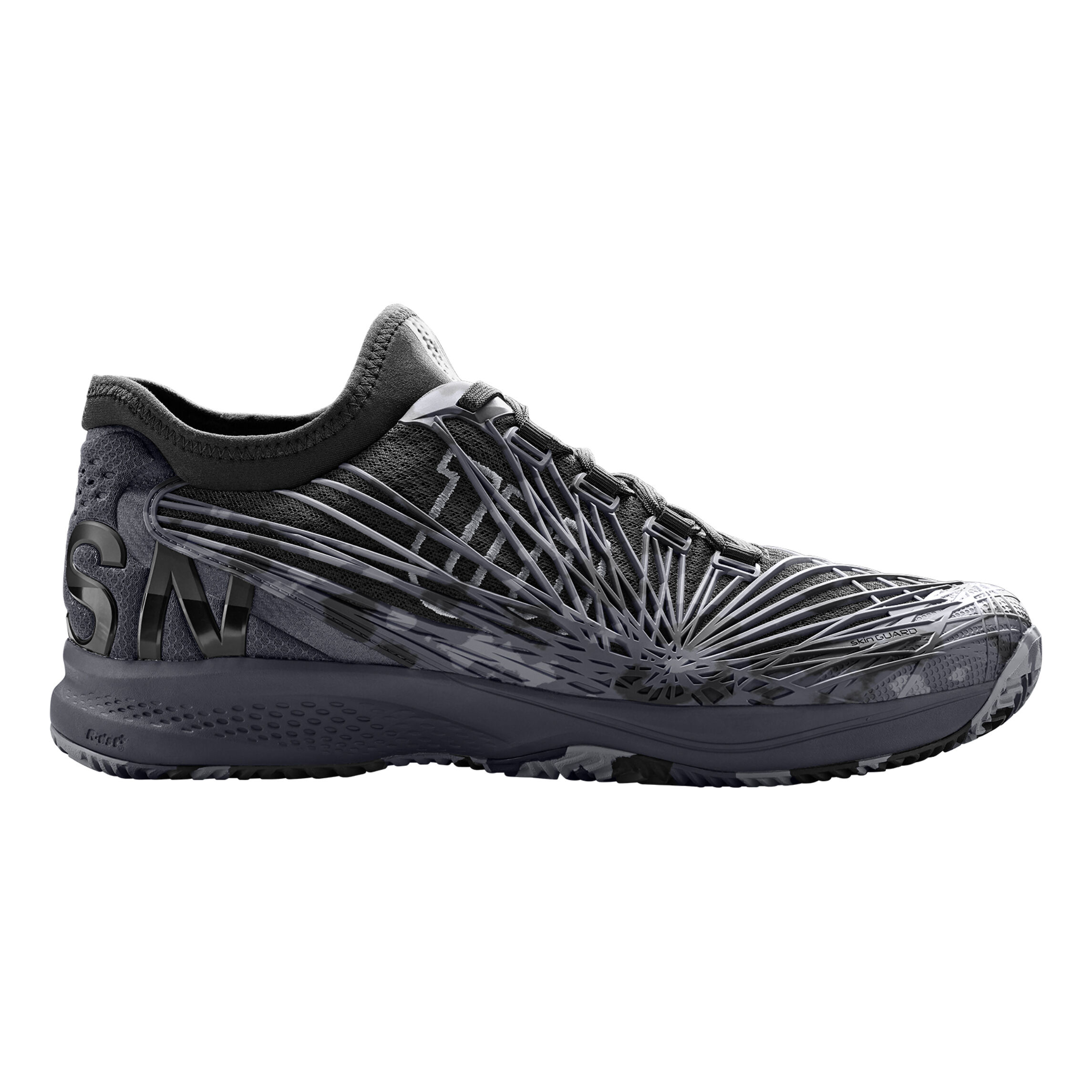 Buy Wilson Kaos 2.0 Soft Camo All Court Shoe Men Black Dark Grey