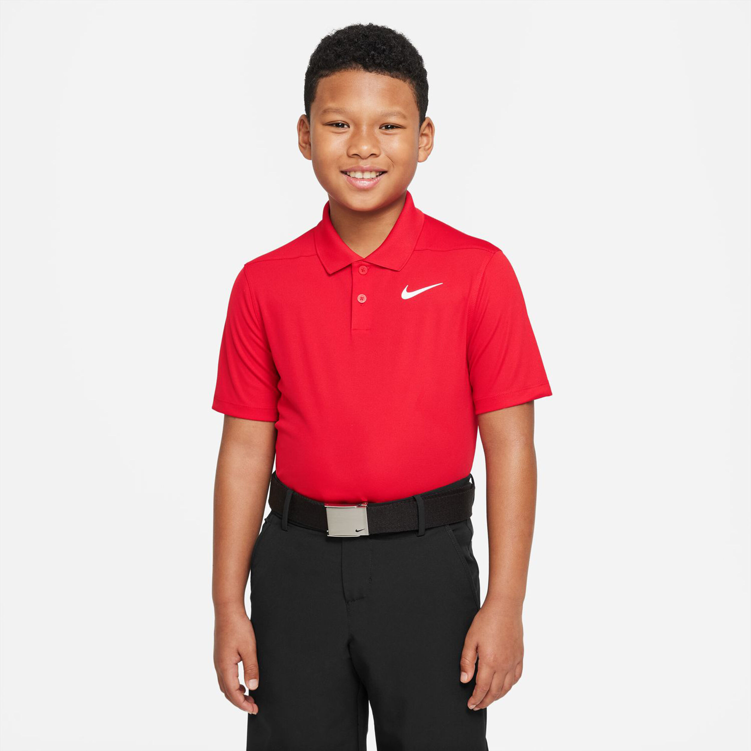 Dri Fit Victory Polo Boys Red