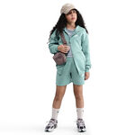 Nike Clothing Nike Club Fleece Oversized Full-Zip Hoodie Girls-Sage