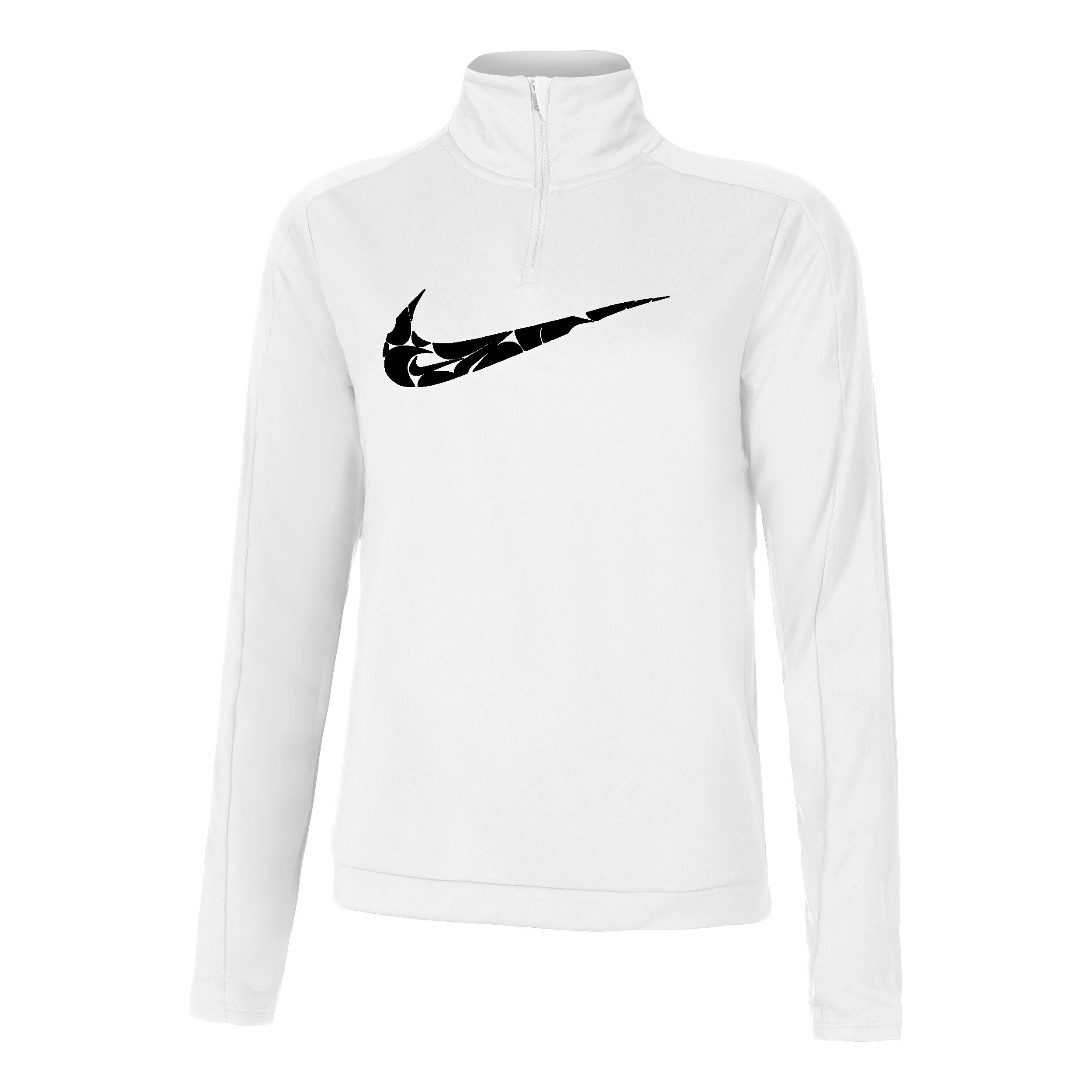 Dri Fit Pacer 1 2 Zip Midlayer Long Sleeve Women White