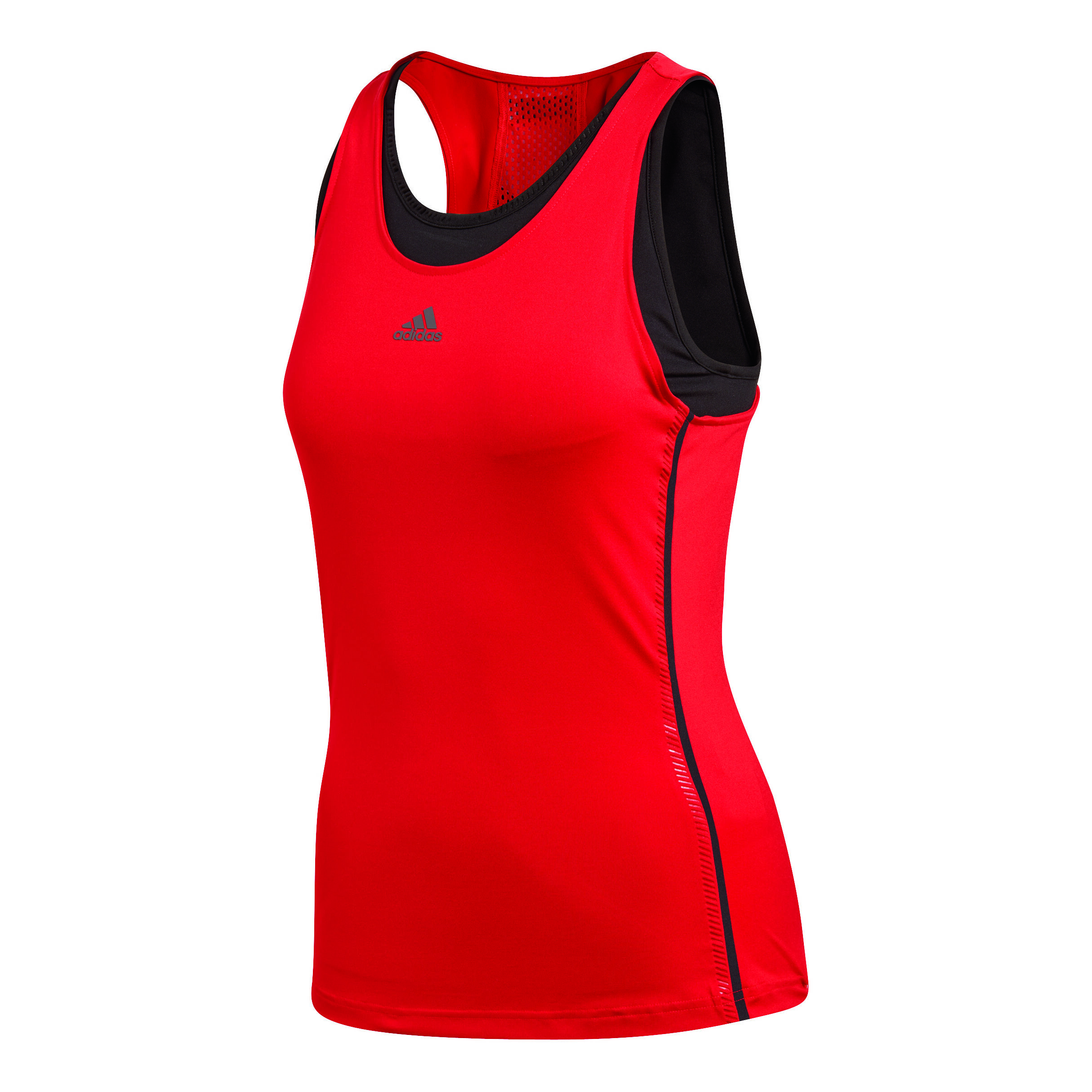 Barricade Tank Top Women Red Black