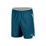 Quiet Please Tennis apparel Quiet Please Create Drop 7in Shorts Men-Petrol,White